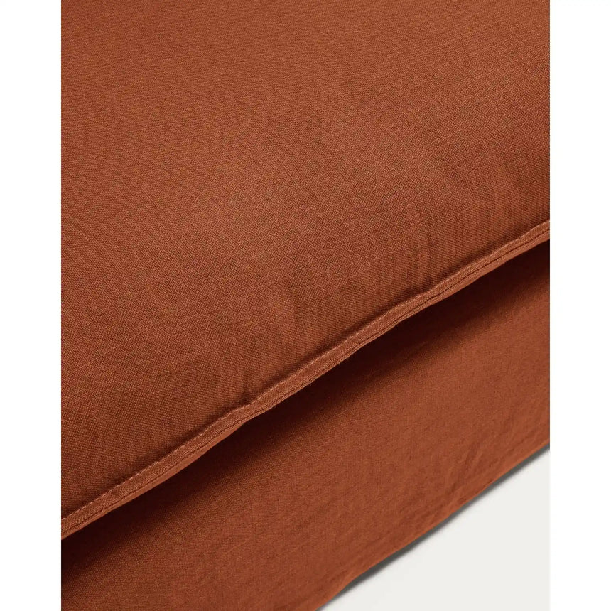 Sessel Anarela mit abnehmbarem Bezug aus Leinen, 130 cm, FSC Mix Credit von Kave Home – Bild 9