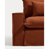 Sessel Anarela mit abnehmbarem Bezug aus Leinen, 150 cm, FSC Mix Credit von Kave Home – Bild 6
