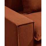 Sessel Anarela mit abnehmbarem Bezug aus Leinen, 150 cm, FSC Mix Credit von Kave Home – Bild 7
