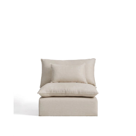 Sessel Anarela mit abnehmbarem Bezug aus Leinen und Viskose, 110 cm, FSC Mix Credit von Kave Home – Bild 1