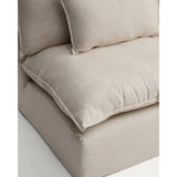 Sessel Anarela mit abnehmbarem Bezug aus Leinen und Viskose, 110 cm, FSC Mix Credit von Kave Home – Bild 5