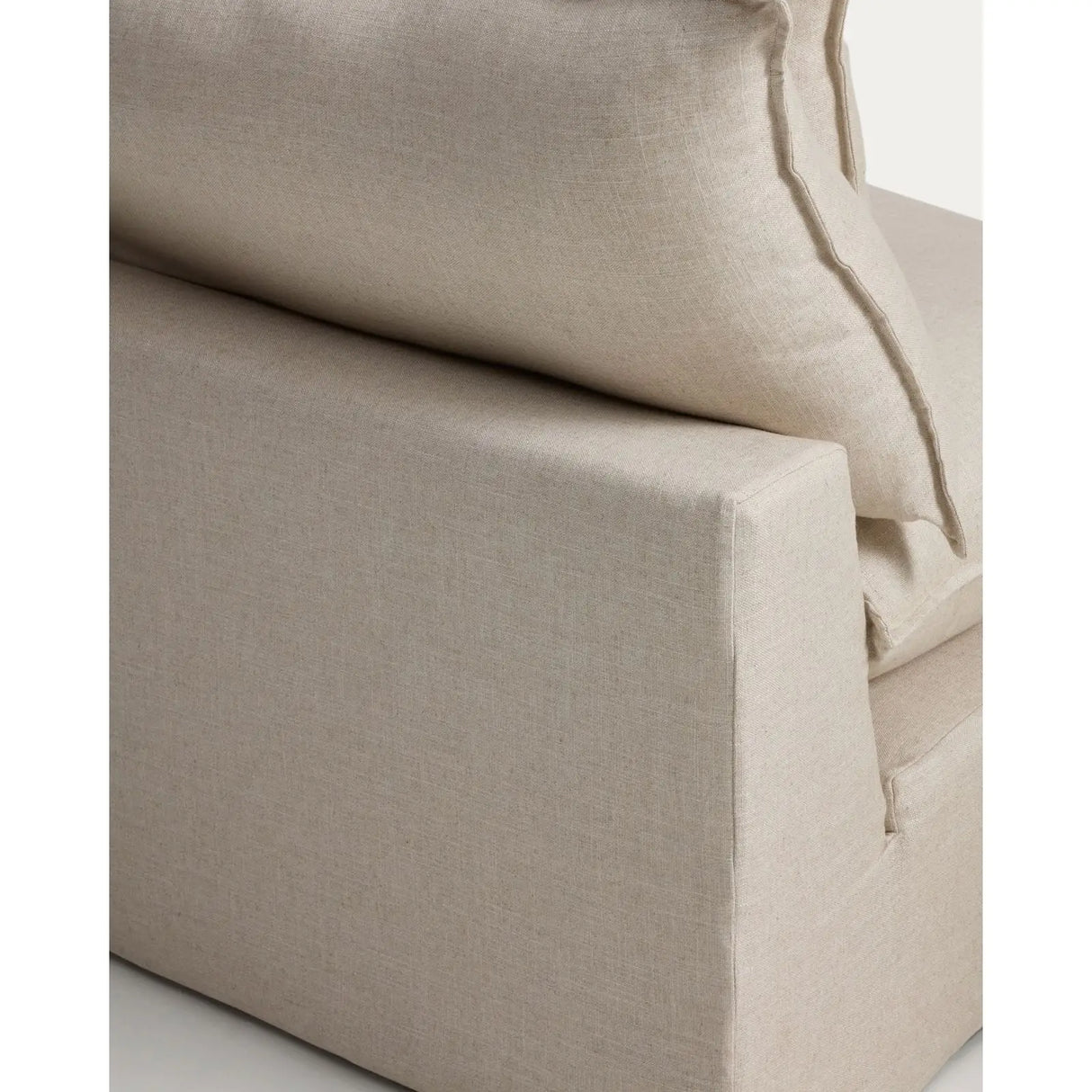 Sessel Anarela mit abnehmbarem Bezug aus Leinen und Viskose, 110 cm, FSC Mix Credit von Kave Home – Bild 7