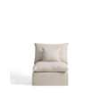 Sessel Anarela mit abnehmbarem Bezug aus Leinen und Viskose, 90 cm, FSC Mix Credit von Kave Home – Bild 1