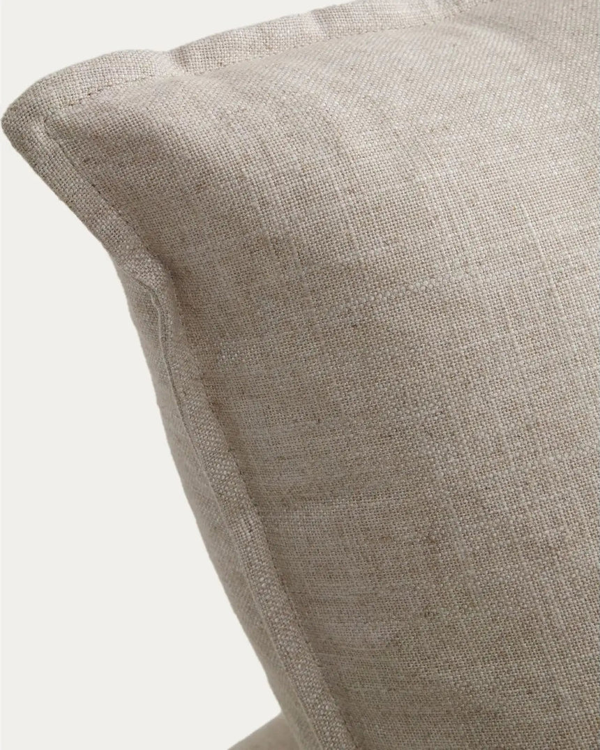 Sessel Anarela mit abnehmbarem Bezug aus Leinen und Viskose, 90 cm, FSC Mix Credit von Kave Home – Bild 8