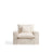Sessel Anarela mit abnehmbarem Bezug aus Leinen und Viskose in Beige, 130 cm, FSC Mix Credit von Kave Home – Bild 1
