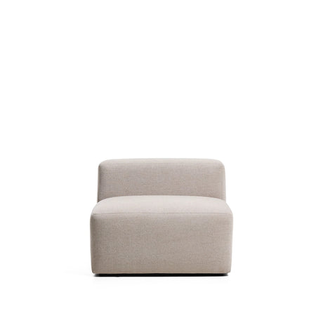 Sessel Blok in beiger Chenille, 90 cm, FSC Mix Credit von Kave Home – Bild 1