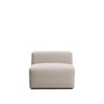 Sessel Blok in beiger Chenille, 90 cm, FSC Mix Credit von Kave Home – Bild 1