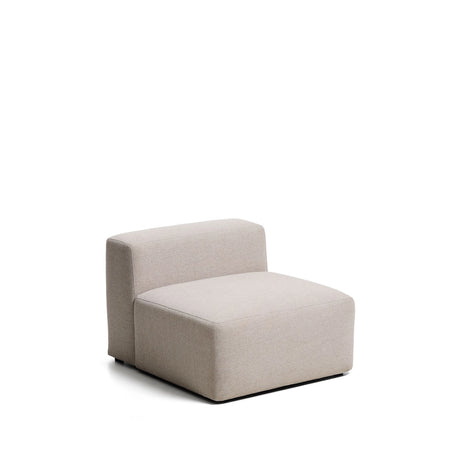 Sessel Blok in beiger Chenille, 90 cm, FSC Mix Credit von Kave Home – Bild 3