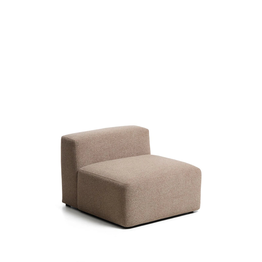 Sessel Blok in brauner Chenille, 90 cm, FSC Mix Credit von Kave Home – Bild 3