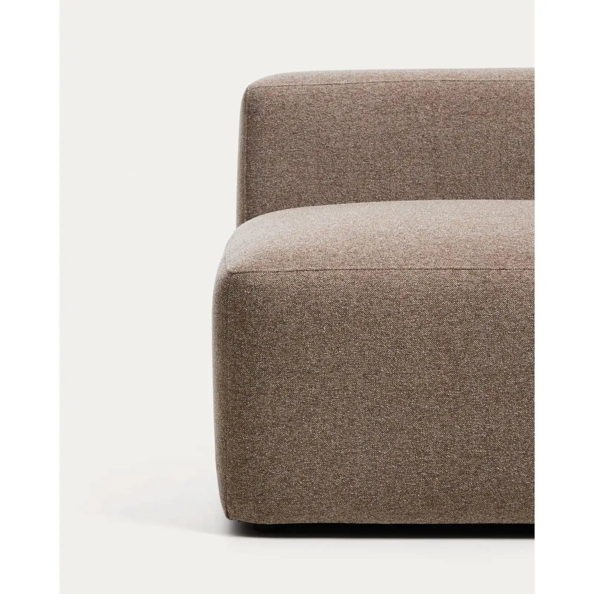 Sessel Blok in brauner Chenille, 90 cm, FSC Mix Credit von Kave Home – Bild 4