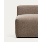 Sessel Blok in brauner Chenille, 90 cm, FSC Mix Credit von Kave Home – Bild 4