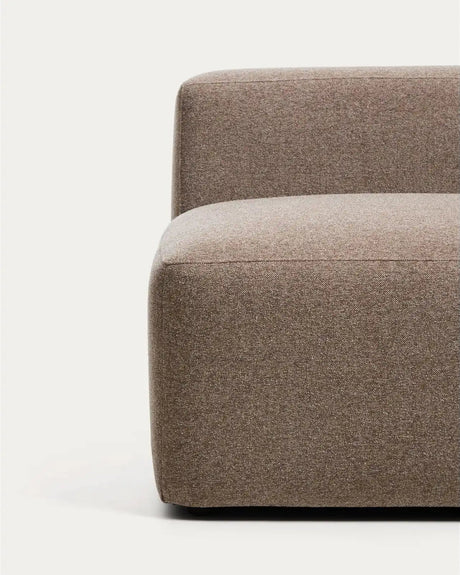 Sessel Blok in brauner Chenille, 90 cm, FSC Mix Credit von Kave Home – Bild 4