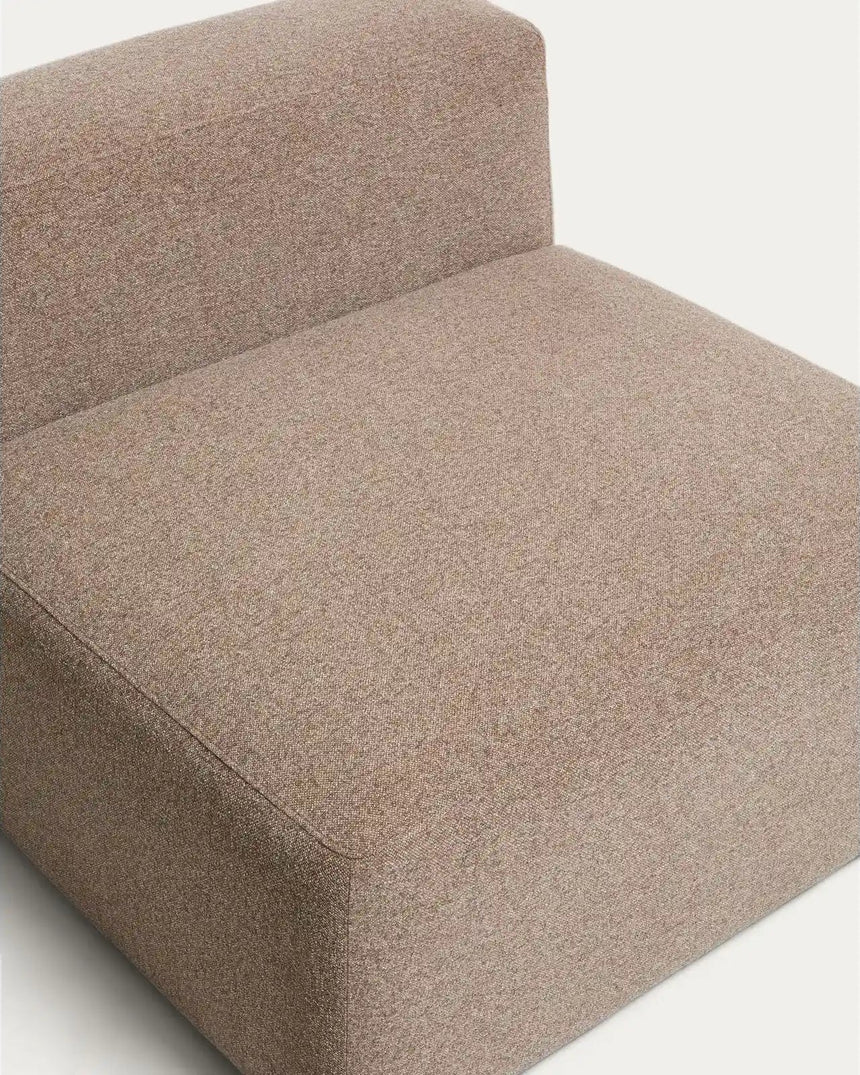 Sessel Blok in brauner Chenille, 90 cm, FSC Mix Credit von Kave Home – Bild 5