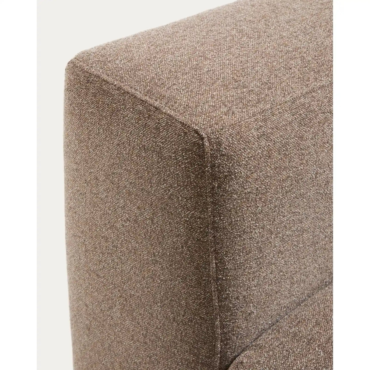 Sessel Blok in brauner Chenille, 90 cm, FSC Mix Credit von Kave Home – Bild 6