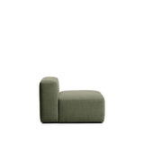 Sessel Blok in moosgrüner Chenille, 90 cm, FSC Mix Credit von Kave Home – Bild 2