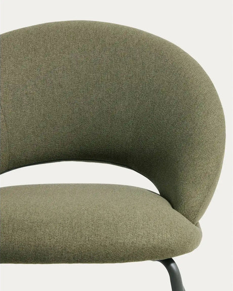 Sessel Bonali mit Chenille und Metallbeinen, FSC Mix Credit  von Kave Home – Bild 7