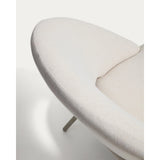 Sessel Bonali mit beiger Chenille und beigen Metallbeinen, FSC Mix Credit  von Kave Home – Bild 8