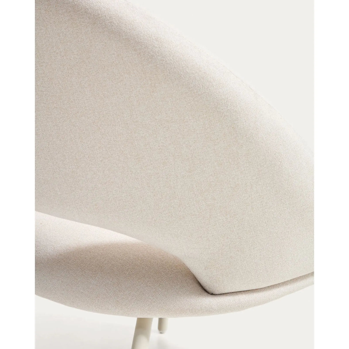 Sessel Bonali mit beiger Chenille und beigen Metallbeinen, FSC Mix Credit  von Kave Home – Bild 9