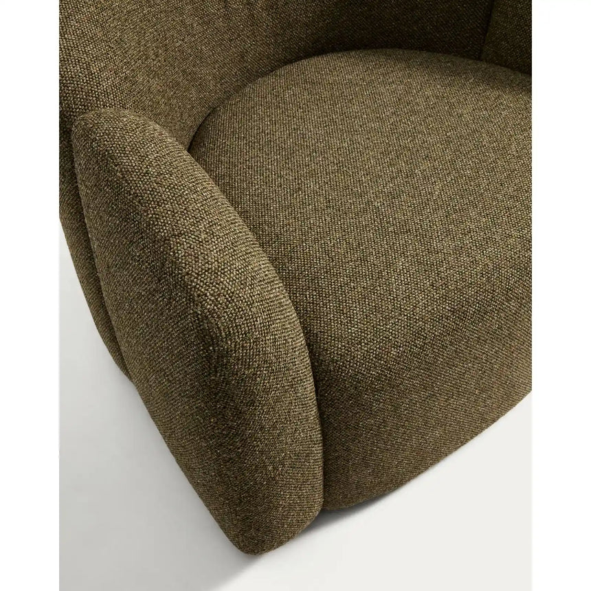 Sessel Corvena aus Chenille FSC-Mix-Kredit 98 cm von Kave Home – Bild 10