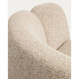Sessel Corvena aus Chenille in Beige FSC-Mix-Kredit 85 cm von Kave Home – Bild 10