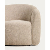 Sessel Corvena aus Chenille in Beige FSC-Mix-Kredit 85 cm von Kave Home – Bild 8