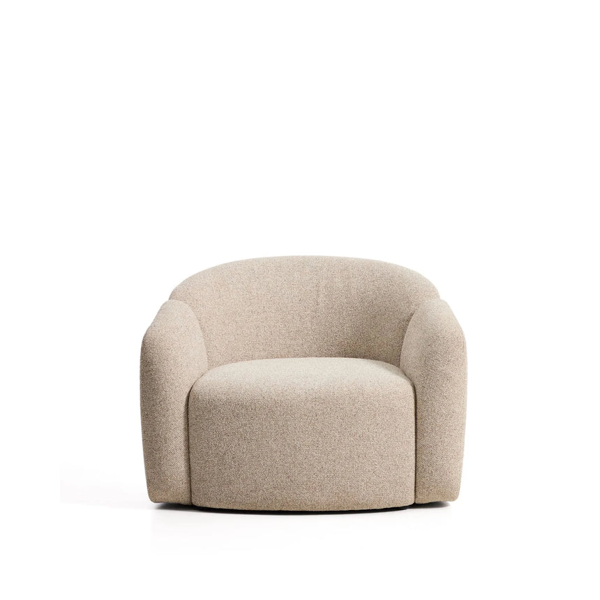Sessel Corvena aus Chenille in Beige FSC-Mix-Kredit 98 cm von Kave Home – Bild 6