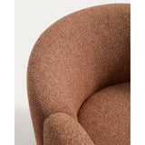 Sessel Corvena aus Chenille in Terrakotta FSC-Mix-Kredit 85 cm von Kave Home – Bild 10