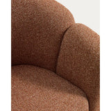 Sessel Corvena aus Chenille in Terrakotta FSC-Mix-Kredit 85 cm von Kave Home – Bild 12