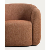 Sessel Corvena aus Chenille in Terrakotta FSC-Mix-Kredit 85 cm von Kave Home – Bild 9