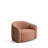 Sessel Corvena aus Chenille in Terrakotta FSC-Mix-Kredit 98 cm von Kave Home – Bild 1