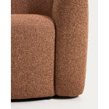 Sessel Corvena aus Chenille in Terrakotta FSC-Mix-Kredit 98 cm von Kave Home – Bild 11