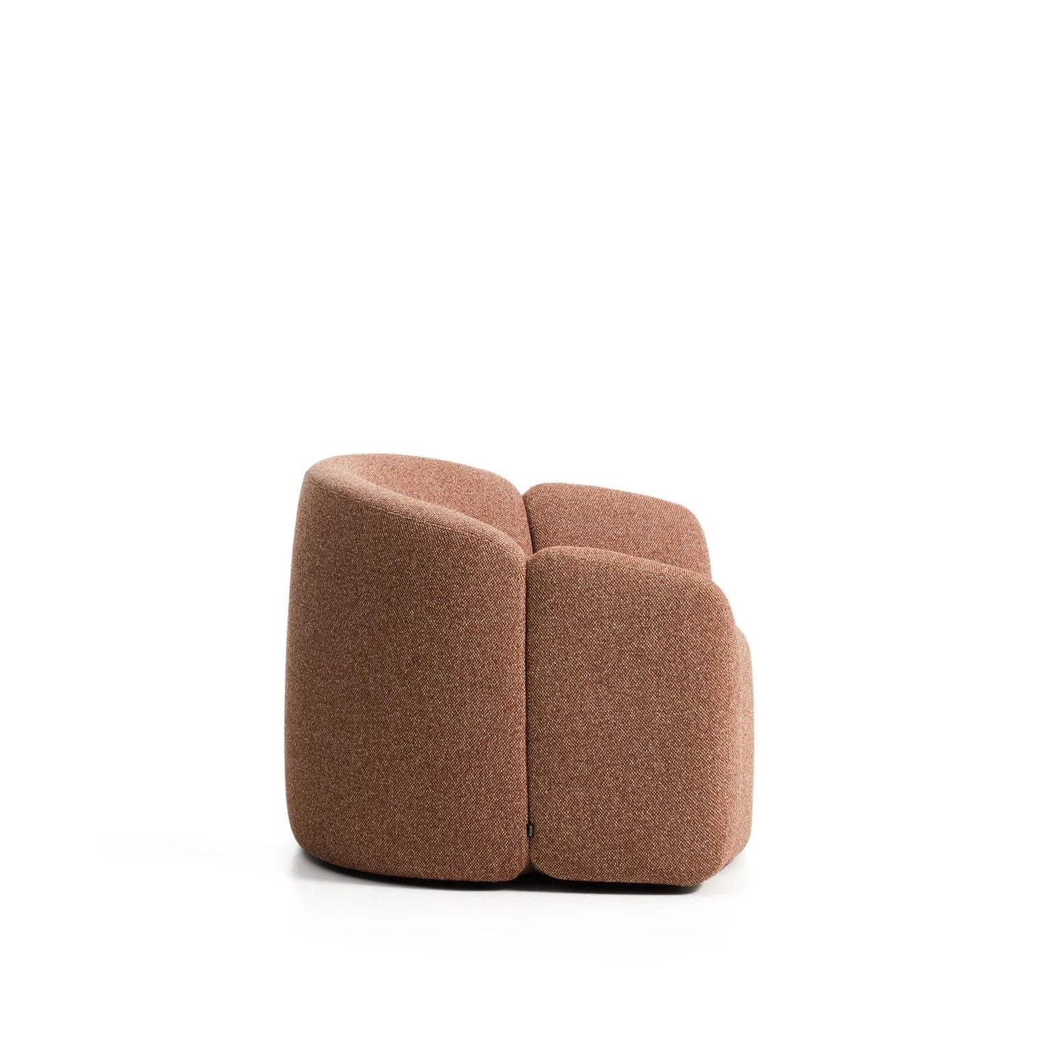 Sessel Corvena aus Chenille in Terrakotta FSC-Mix-Kredit 98 cm von Kave Home – Bild 5