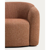 Sessel Corvena aus Chenille in Terrakotta FSC-Mix-Kredit 98 cm von Kave Home – Bild 9