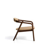 Sessel Derile aus massivem Eichenholz mit Nussbaum-Finish und beigem Papierseil 100% FSC von Kave Home – Bild 5