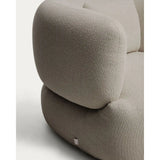 Sessel Martina mit Kissen in Chenille in Steinton FSC Mix Credit von Kave Home – Bild 8