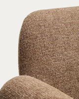 Sessel Melvia mit Chenille in Schokoladenbraun von Kave Home – Bild 6