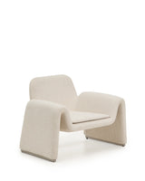 Sessel Melvia mit beiger Chenille von Kave Home – Produktbild 1