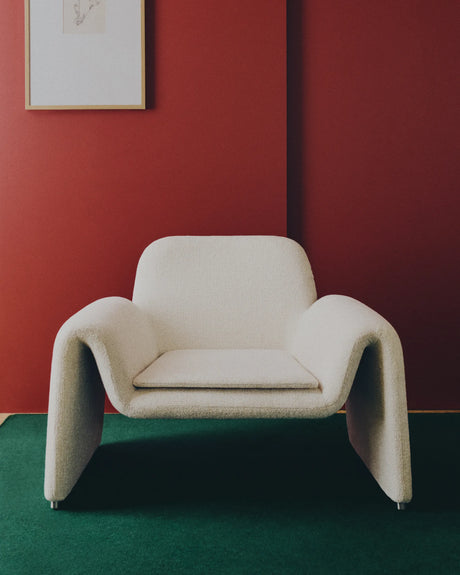 Sessel Melvia mit beiger Chenille von Kave Home – Produktbild 2