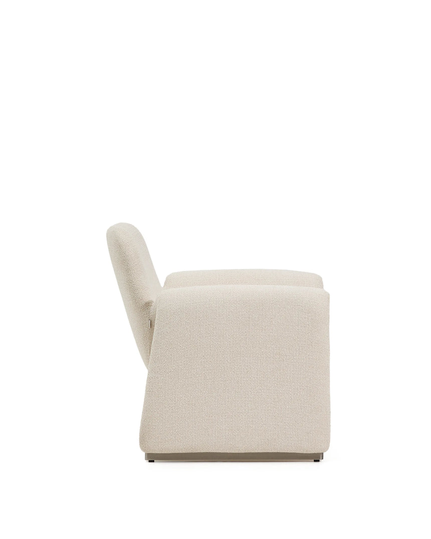 Sessel Melvia mit beiger Chenille von Kave Home – Produktbild 6