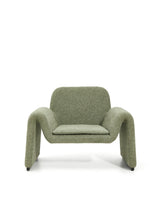 Sessel Melvia mit grüner Chenille von Kave Home – Produktbild 1
