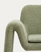 Sessel Melvia mit grüner Chenille von Kave Home – Produktbild 9