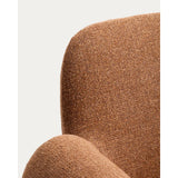 Sessel Melvia mit terrakottafarbener Chenille von Kave Home – Bild 10