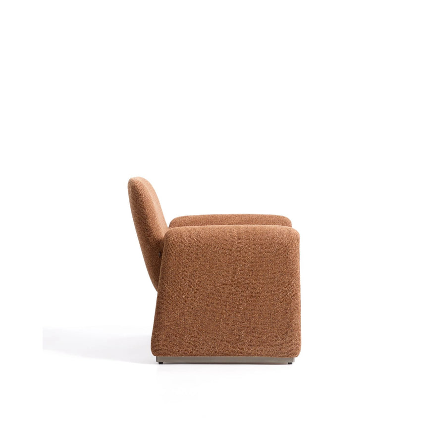 Sessel Melvia mit terrakottafarbener Chenille von Kave Home – Bild 4