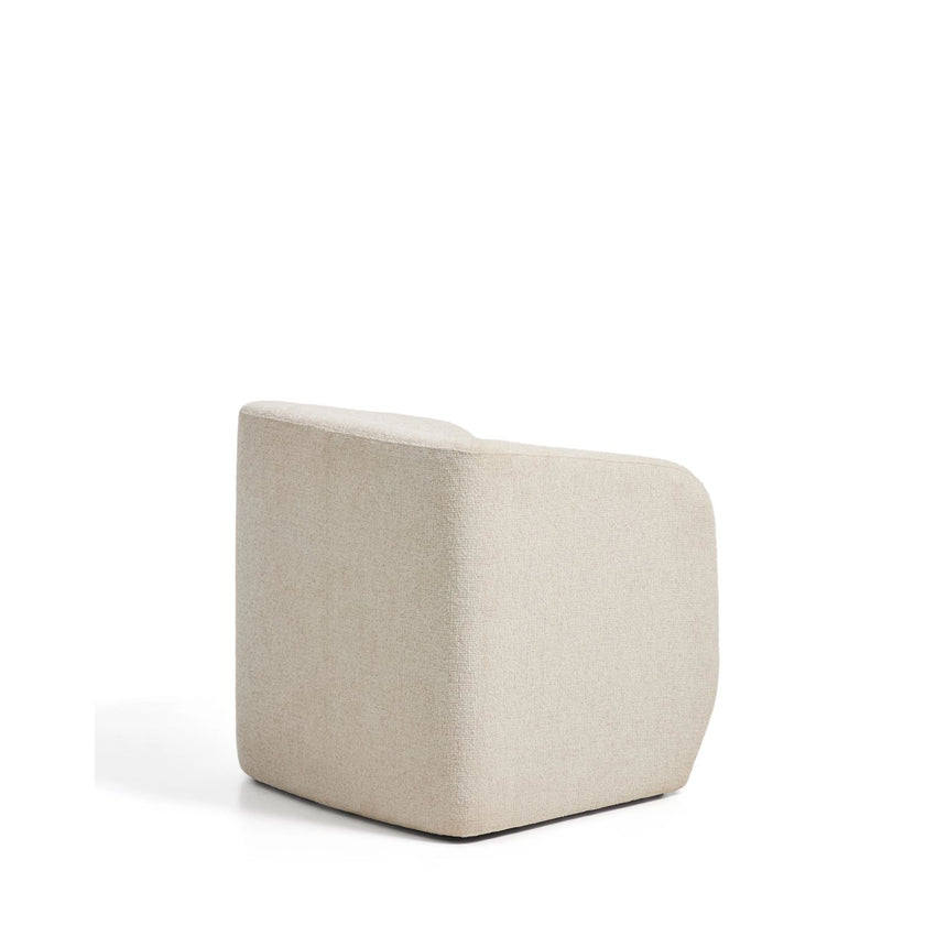 Sessel Milare in beiger Chenille, 73 cm, FSC 100 % von Kave Home – Bild 4
