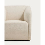 Sessel Milare in beiger Chenille, 73 cm, FSC 100 % von Kave Home – Bild 6