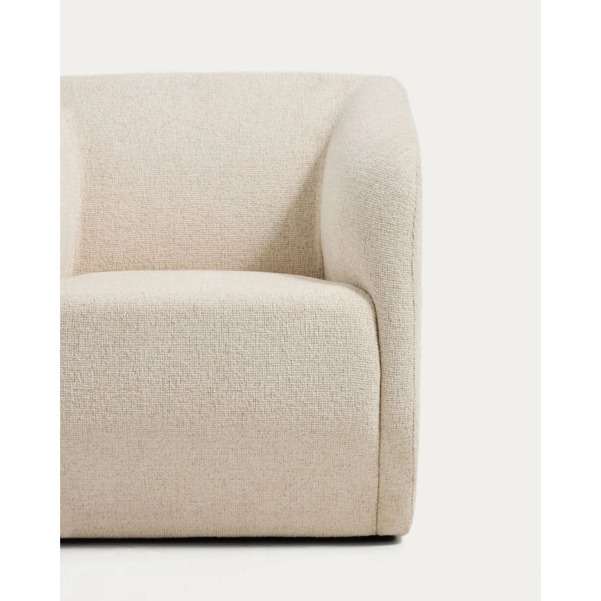 Sessel Milare in beiger Chenille, 73 cm, FSC 100 % von Kave Home – Bild 6