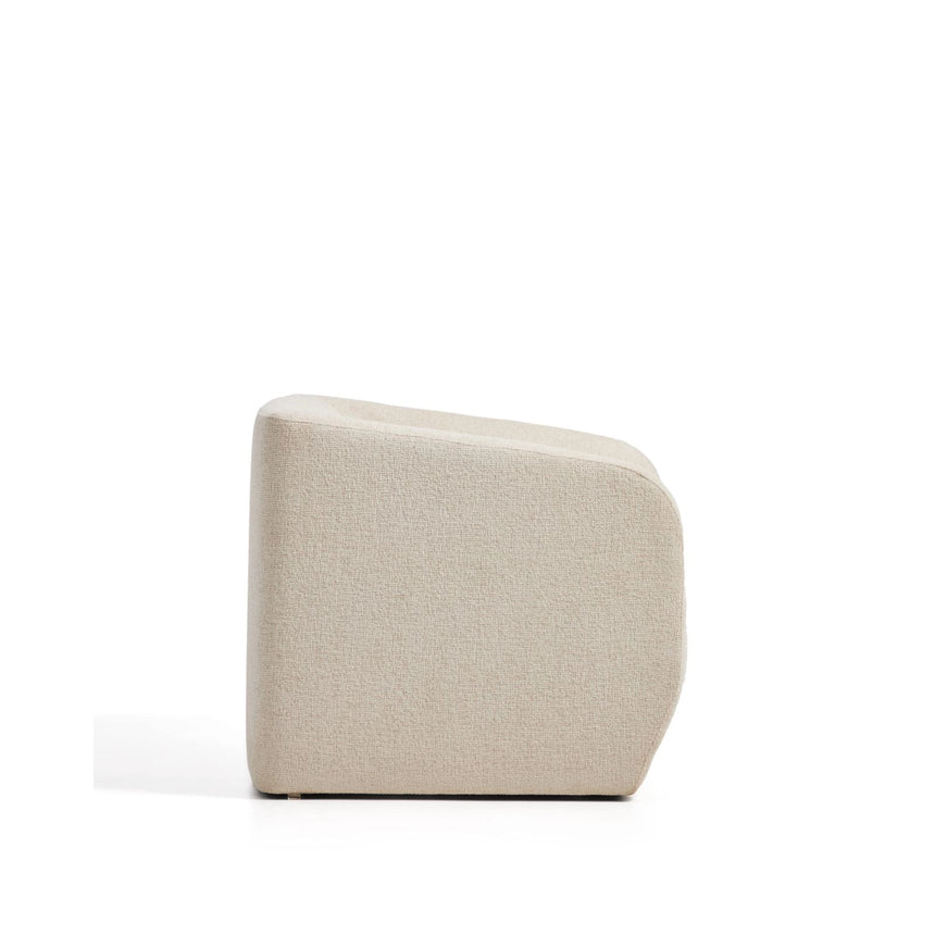 Sessel Milare in beiger Chenille, 83 cm, FSC 100 % von Kave Home – Bild 3