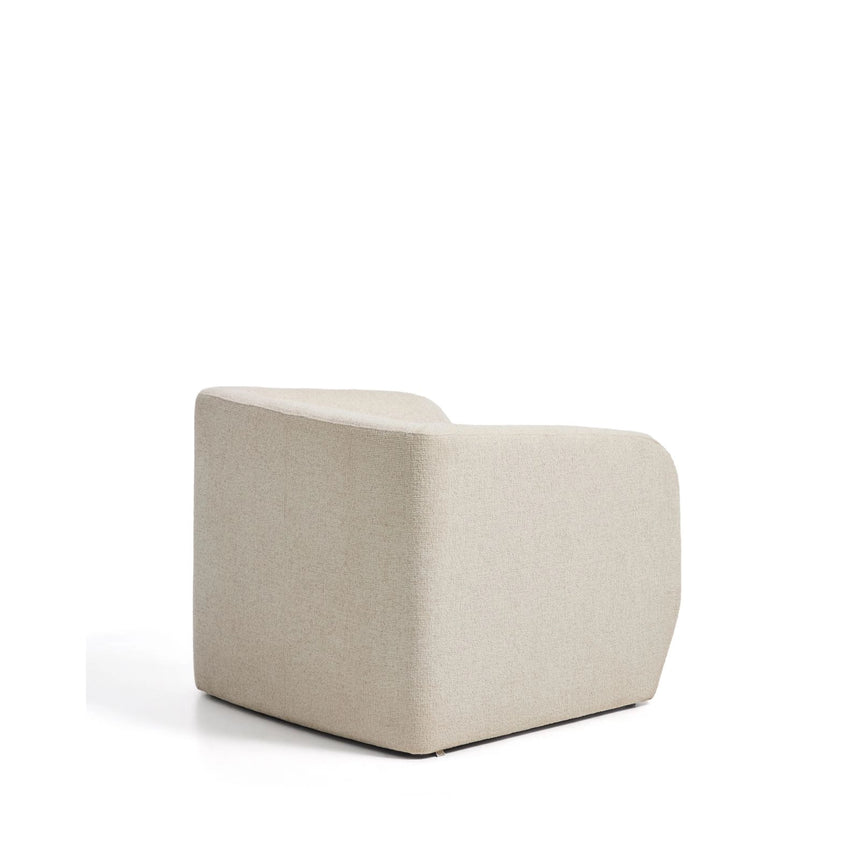 Sessel Milare in beiger Chenille, 83 cm, FSC 100 % von Kave Home – Bild 4