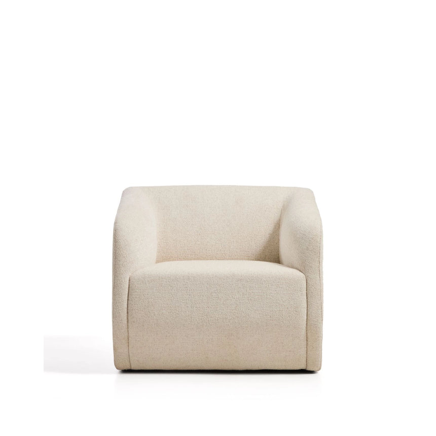 Sessel Milare in beiger Chenille, 83 cm, FSC 100 % von Kave Home – Bild 5