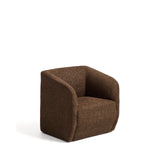 Sessel Milare in schokobrauner Chenille, 73 cm, FSC 100 % von Kave Home – Bild 1